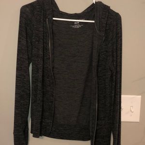 gray jacket with pockets